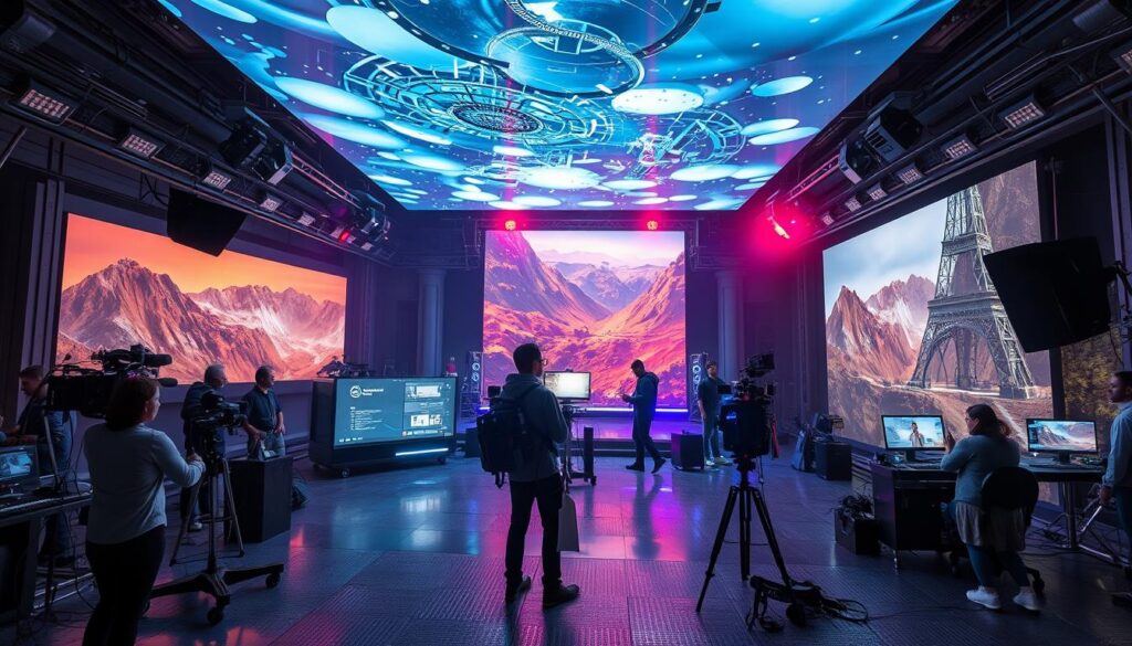 AI-powered visual effects in entertainment