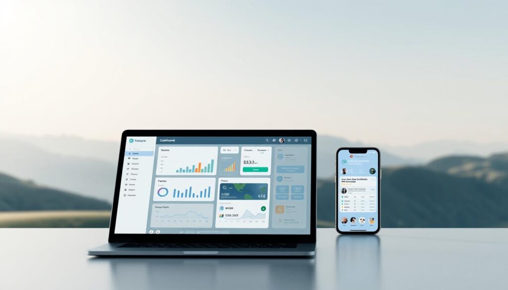 user experience design with an intuitive interface